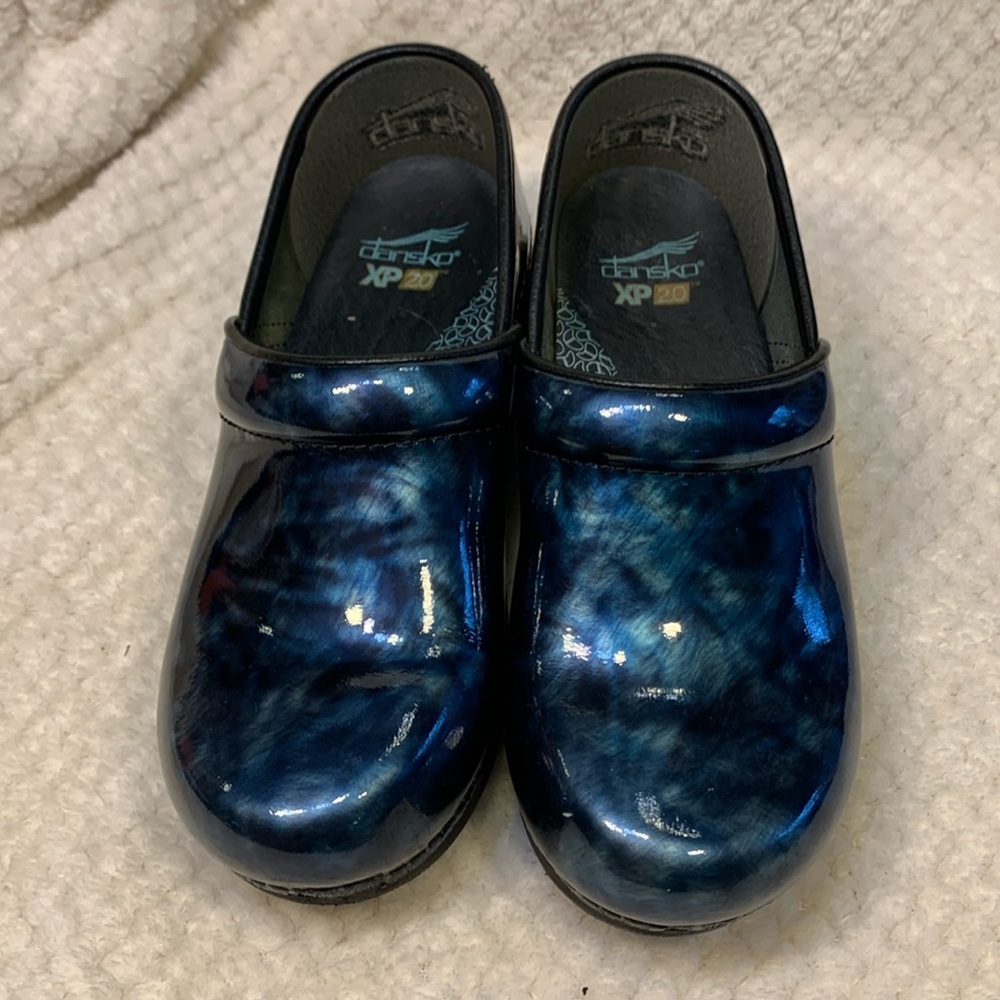 Dansko XP 2.0 blue women’s clogs sz 36 5.5-6 nursing slip resistant career *flaw